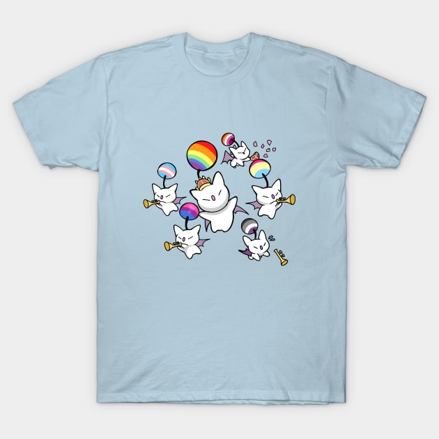 pride moogles T-Shirt by wisdomeel